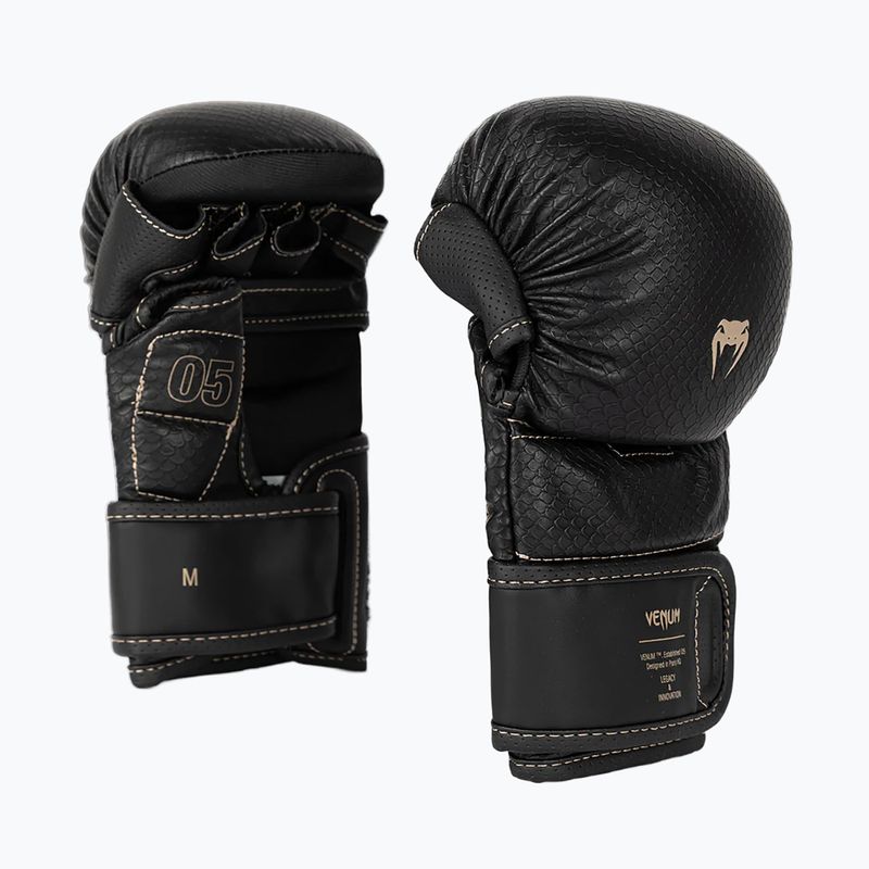 Рукавиці спарингові MMA Venum Impact Evo Scales MMA black 2