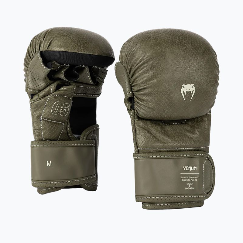 Рукавички для спарингу MMA Venum Impact Evo Scales MMA army green 3