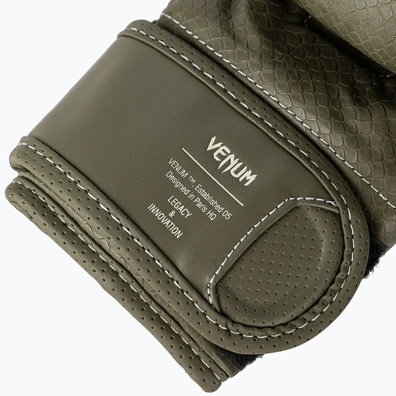 Рукавиці спарингові MMA Venum Impact Evo Scales MMA army green 5