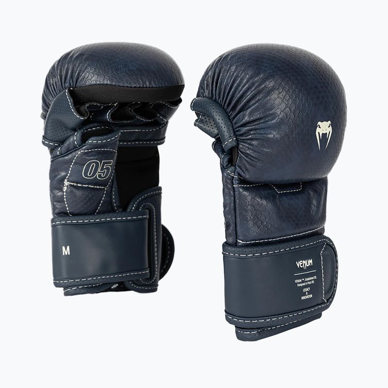 Спаринг-рукавички MMA Venum Impact Evo Scales MMA midnight blue 2