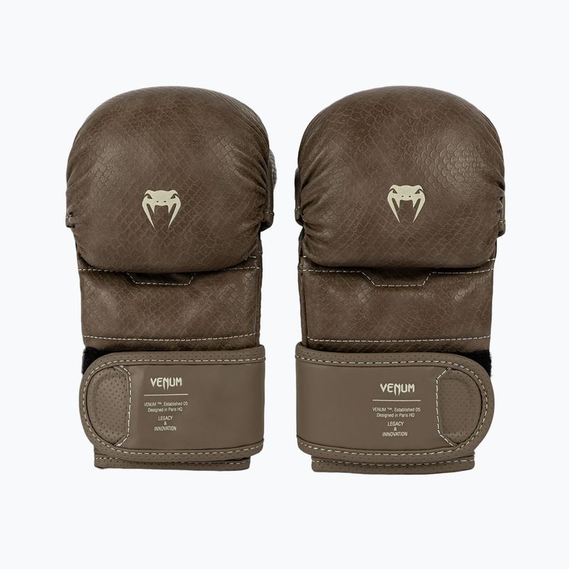 Спаринг-рукавички MMA Venum Impact Evo Scales MMA brown