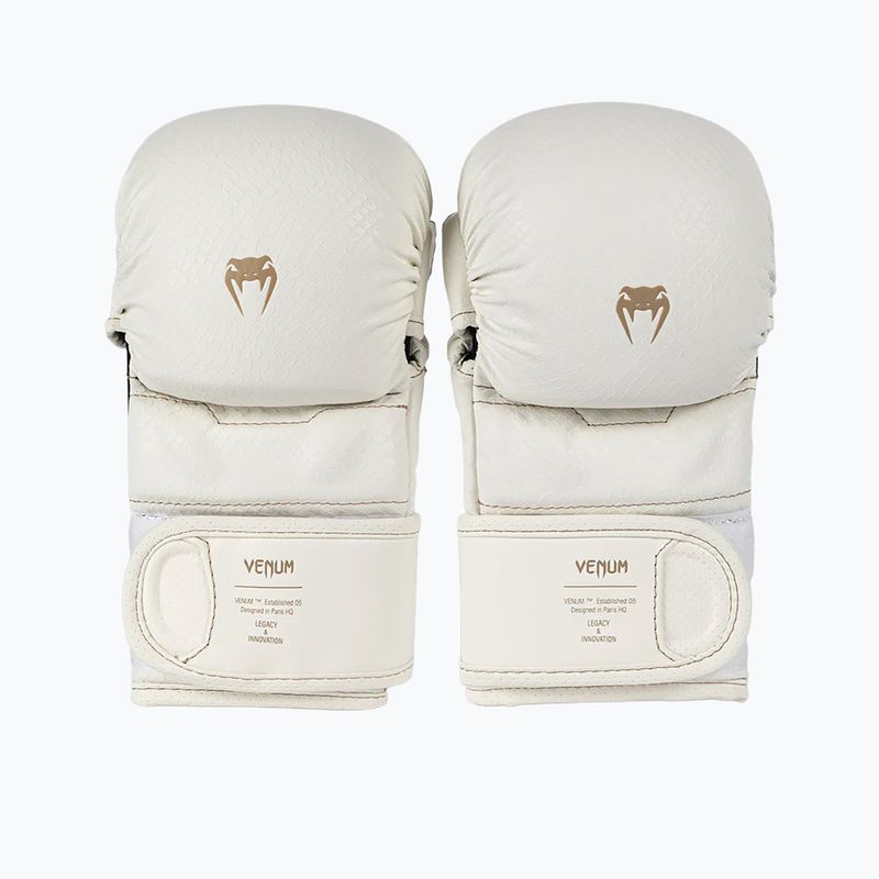 Спарингові рукавички MMA Venum Impact Evo Scales MMA ivory