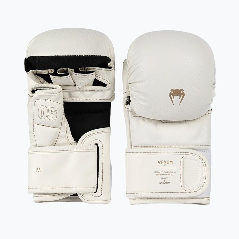 Рукавиці спарингові MMA Venum Impact Evo Scales MMA ivory 2