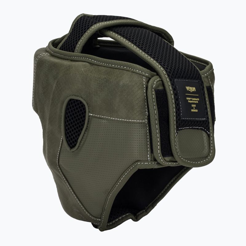 Шолом боксерський Venum Impact Evo Scales Headgear army green 3