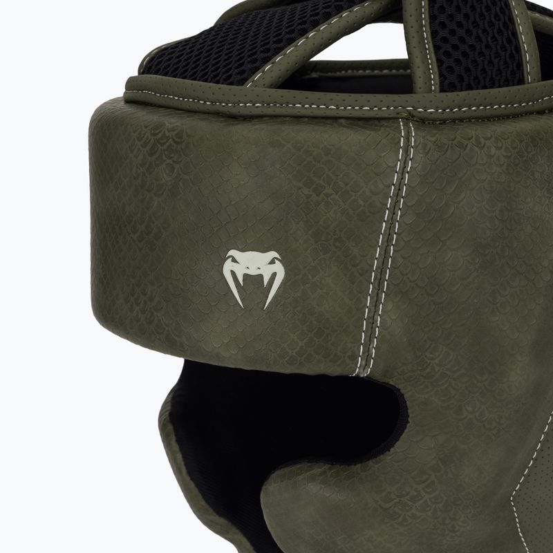 Шолом боксерський Venum Impact Evo Scales Headgear army green 4