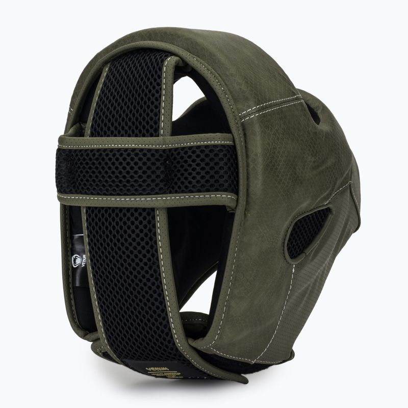 Шолом боксерський Venum Impact Evo Scales Headgear army green 6
