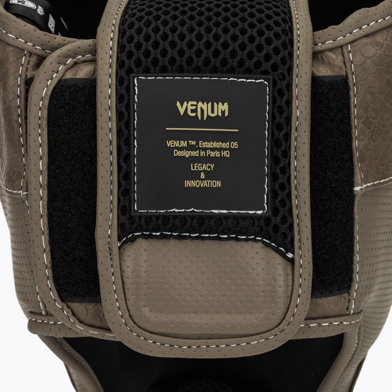 Шолом боксерський Venum Impact Evo Scales Headgear brown 5