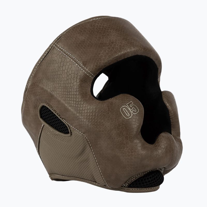 Боксерський шолом Venum Impact Evo Scales Headgear brown 2