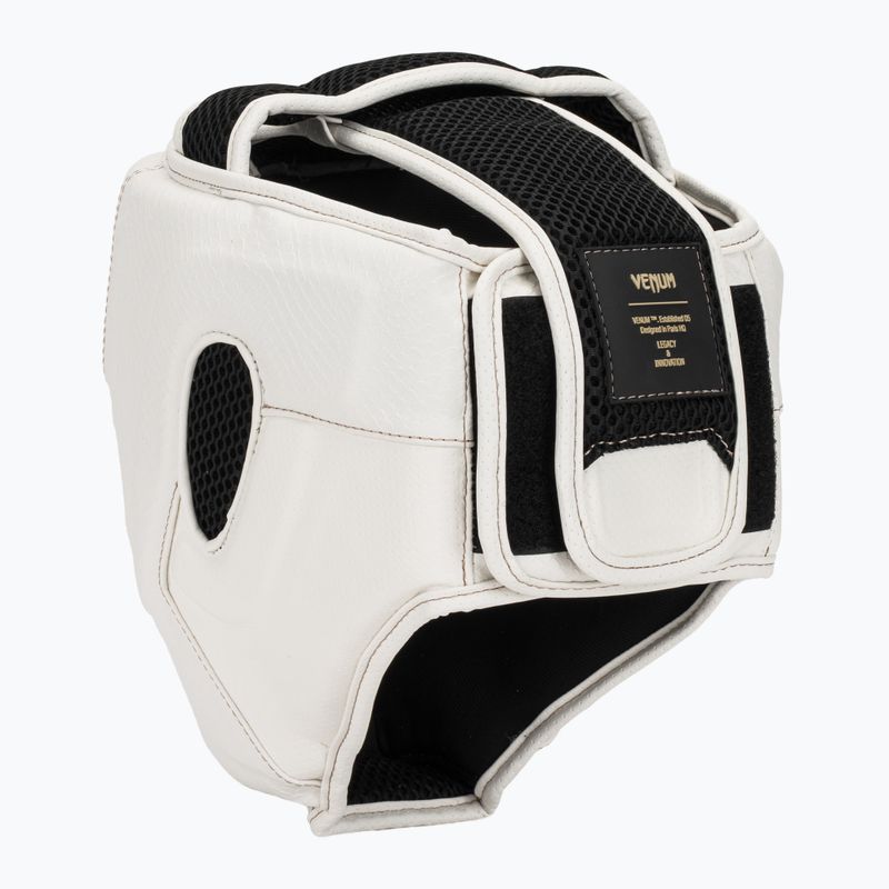 Шолом боксерський Venum Impact Evo Scales Headgear ivory 3