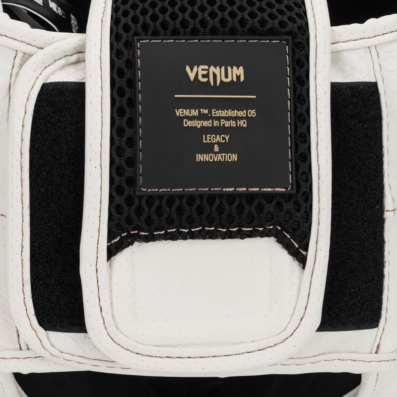 Шолом боксерський Venum Impact Evo Scales Headgear ivory 5