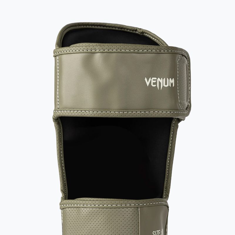 Захист для гомілок та стоп Venum Impact Evo Scales Shinguards army green 4
