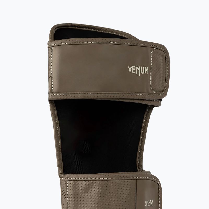 Захист для гомілок та стоп Venum Impact Evo Scales Shinguards brown 4