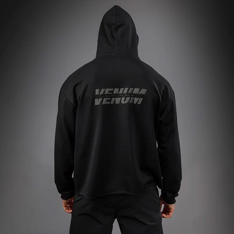 Чоловіча толстовка Venum Divide Hoodie чорна 2