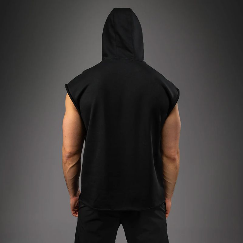 Кофта чоловіча Venum Boxing VT Sleeveless Hoodie black/white 2