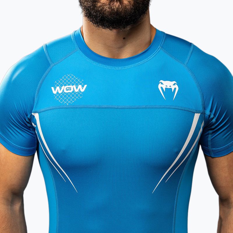 Чоловіча тренувальна футболка Venum X WOW FC Rashguards pacific blue 5