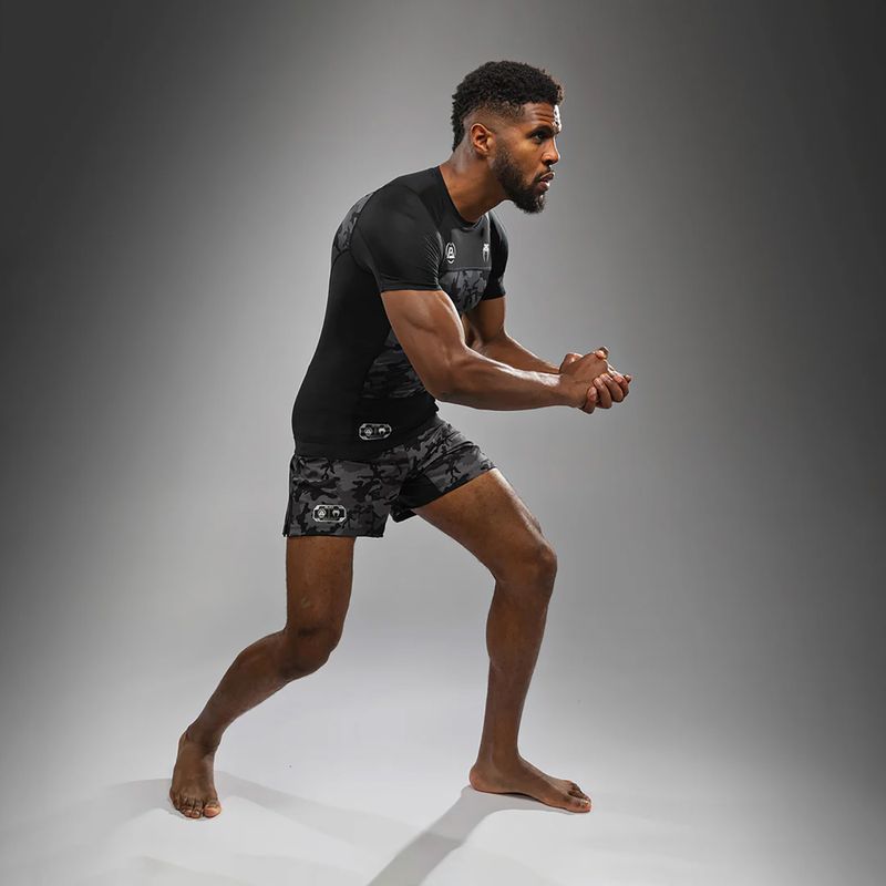 Футболка для тренувань чоловіча Venum X Polaris Rashguards black/storm grey 2