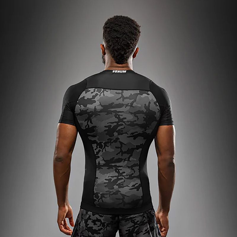 Футболка для тренувань чоловіча Venum X Polaris Rashguards black/storm grey 3