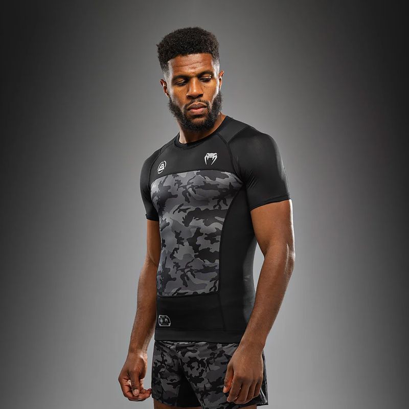 Футболка для тренувань чоловіча Venum X Polaris Rashguards black/storm grey 4
