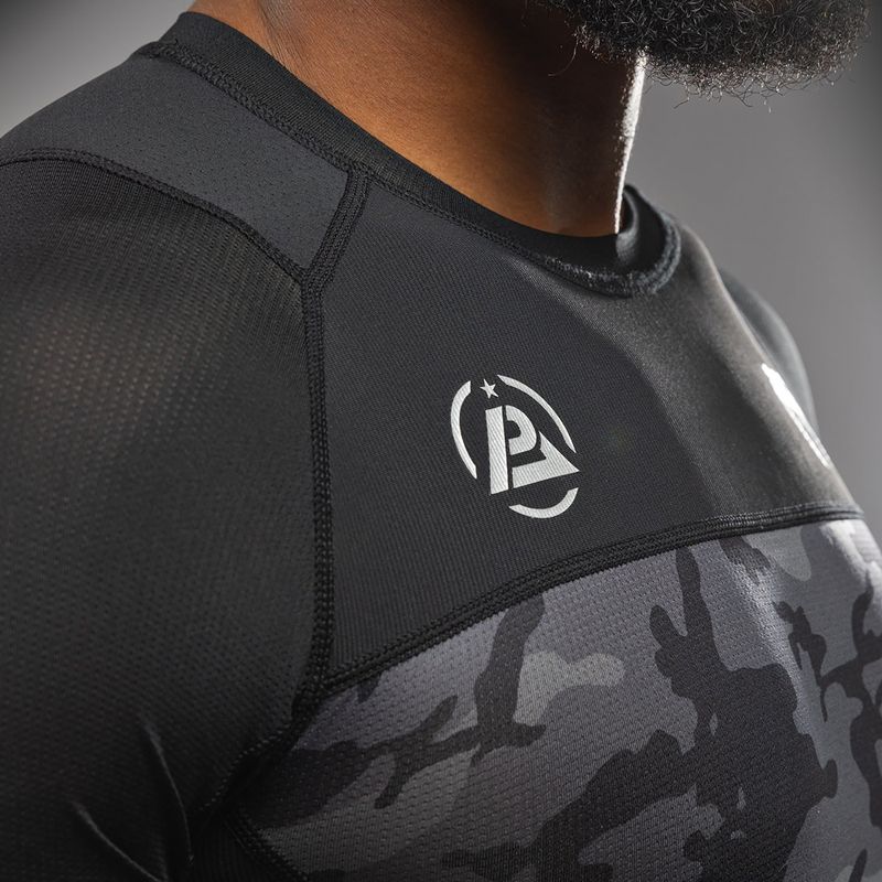 Футболка для тренувань чоловіча Venum X Polaris Rashguards black/storm grey 5