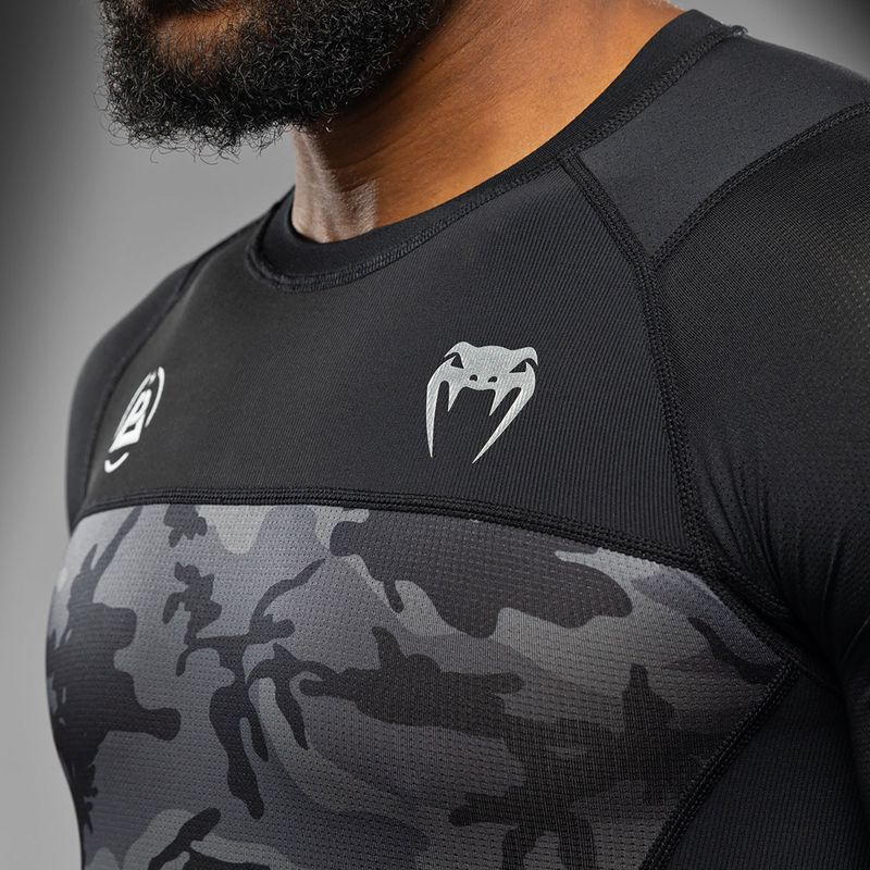 Футболка для тренувань чоловіча Venum X Polaris Rashguards black/storm grey 6
