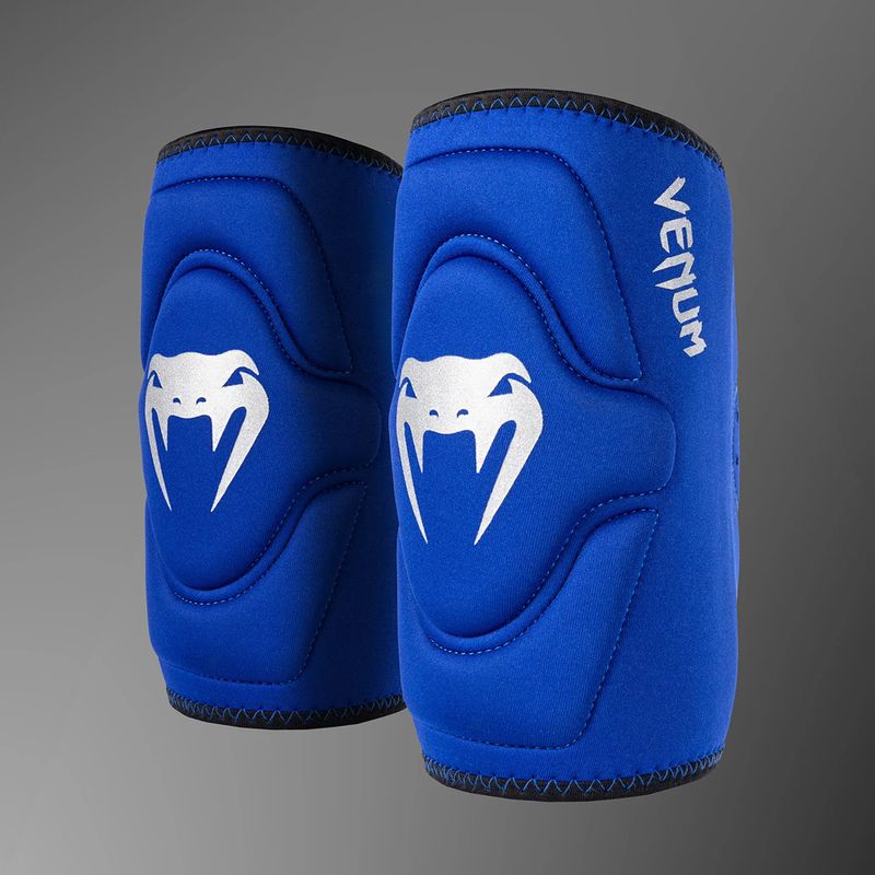 Наколінники Venum Kontact Knee Pad royal blue/silver 2