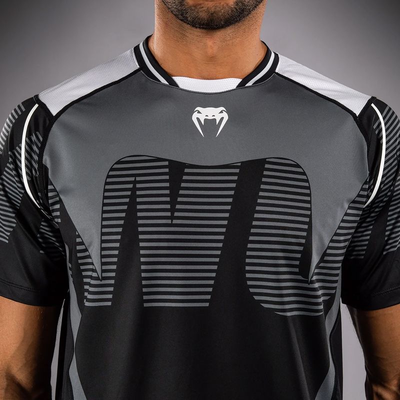 Чоловіча футболка Venum Adrenaline Dry-tech black/silver grey 5