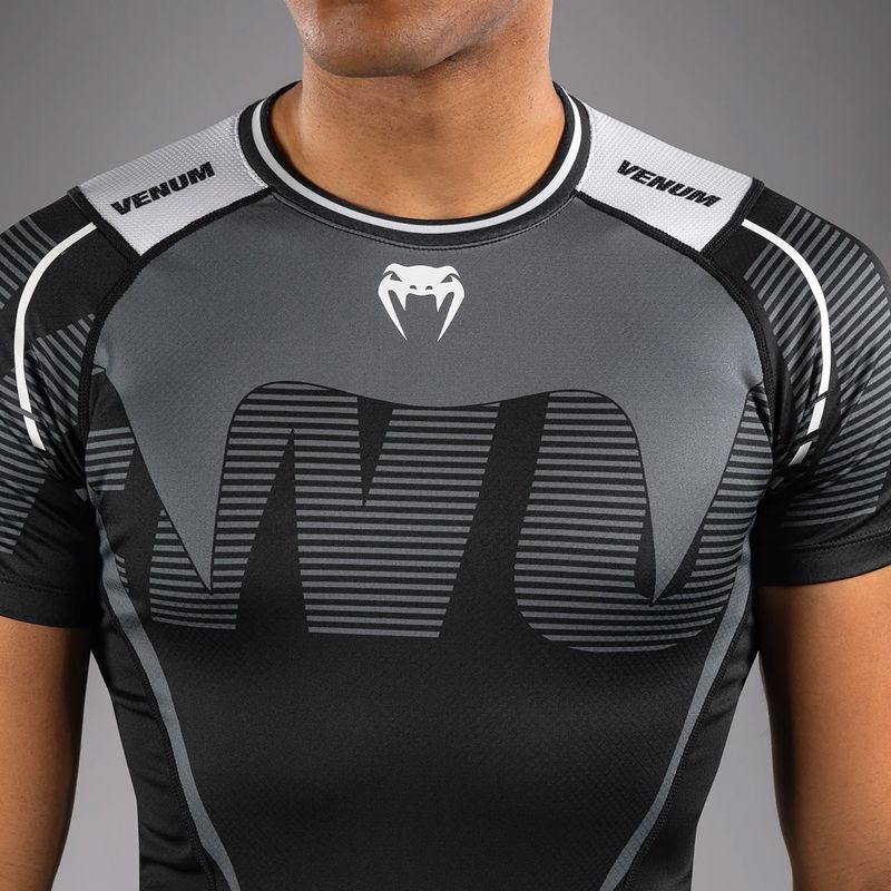 Чоловічий рашгард Venum Adrenaline Rashguard black/silver grey 5