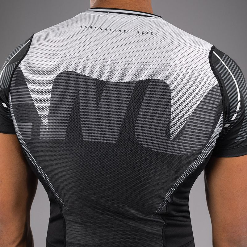 Рашгард чоловічий Venum Adrenaline Rashguard black/silver grey 6