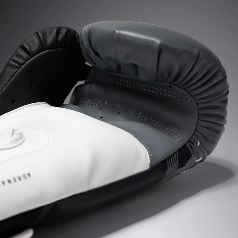 Боксерські рукавиці Venum Adrenaline Boxing black/silver grey 3