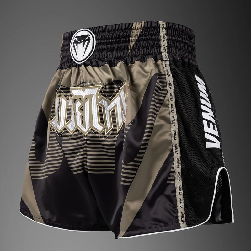Шорти для тренувань чоловічі Venum Adrenaline Muay Thai black/sand 2
