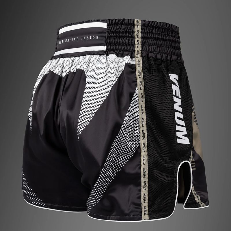 Шорти для тренувань чоловічі Venum Adrenaline Muay Thai black/sand 4
