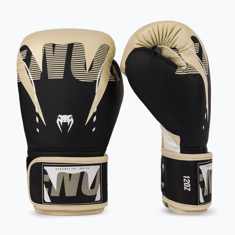Рукавиці боксерські Venum Adrenaline Boxing black/ivory