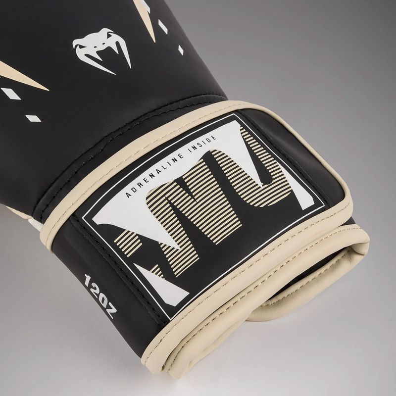 Рукавиці боксерські Venum Adrenaline Boxing black/ivory 4