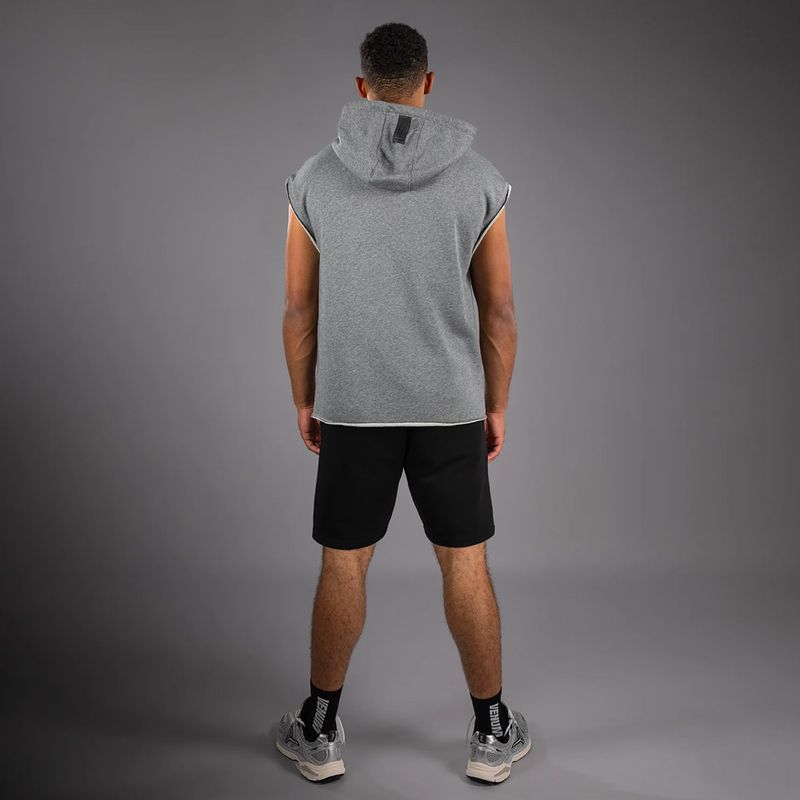 Кофта чоловіча Venum Boxing VT Sleeveless Hoodie heather grey 2