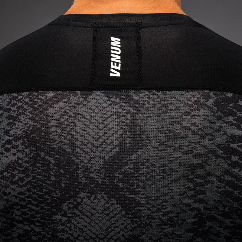 Рашгард лонгслів чоловічий Venum G-Fit Scales Rashguard black/charcoal grey 5