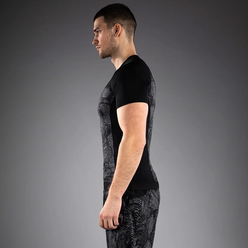 Рашгард чоловічий Venum G-Fit Scales Rashguard black/charcoal grey 3