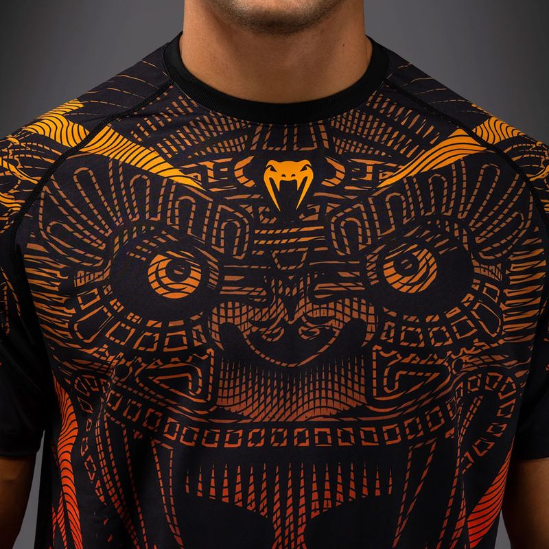 Футболка чоловіча Venum Quetzal Fury Dry-Tech black/fury red/tangerine 5