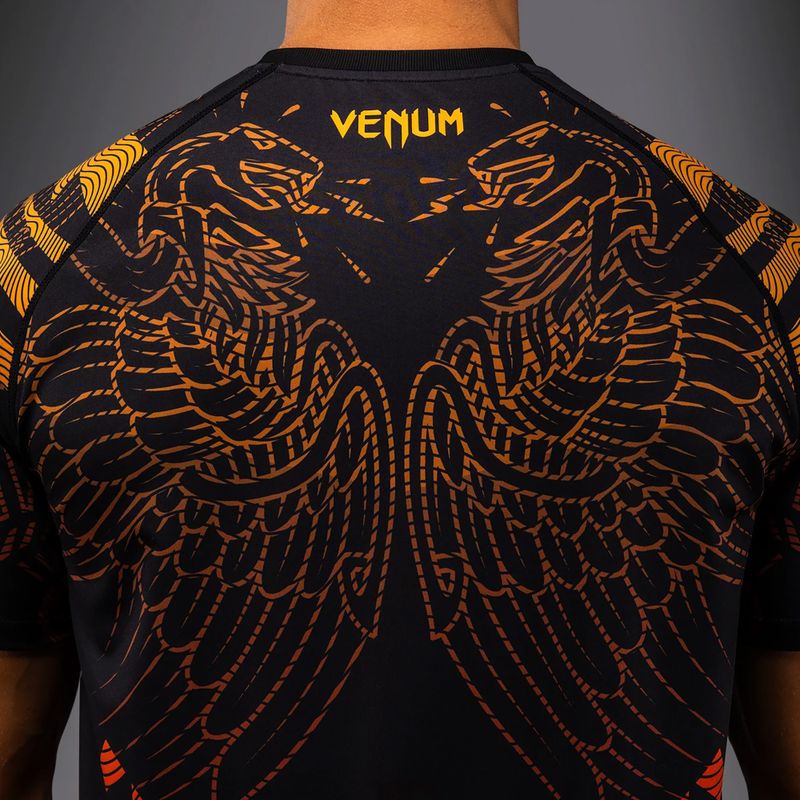 Футболка чоловіча Venum Quetzal Fury Dry-Tech black/fury red/tangerine 6