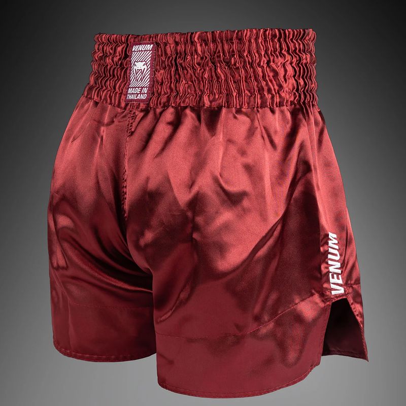 Шорти для тренувань чоловічі Venum Classic Evo Muay Thai burgundy 4