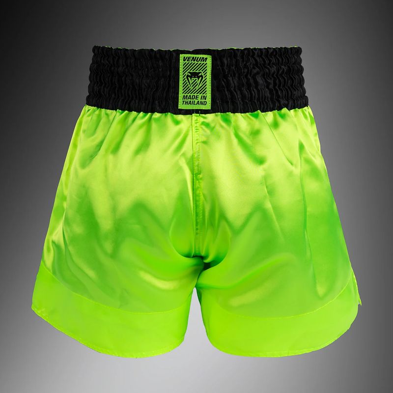 Шорти для тренувань чоловічі Venum Classic Evo Muay Thai neon yellow/black 2