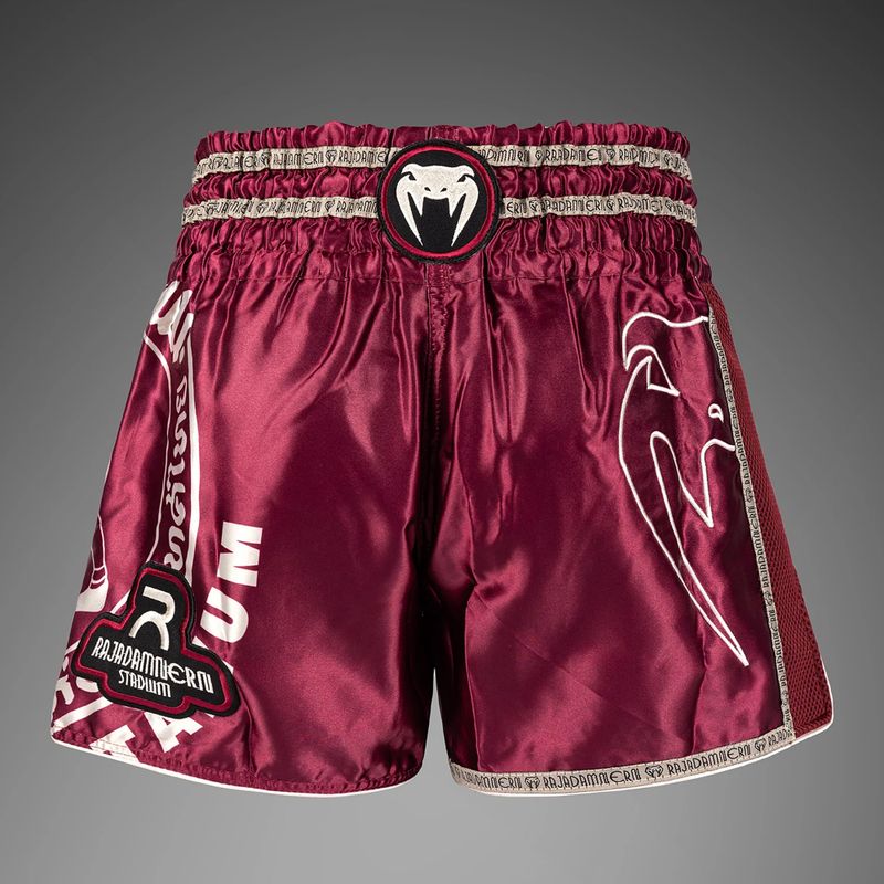 Шорти для тренувань чоловічі Venum x Rajadamnern Muay Thai burgundy 2