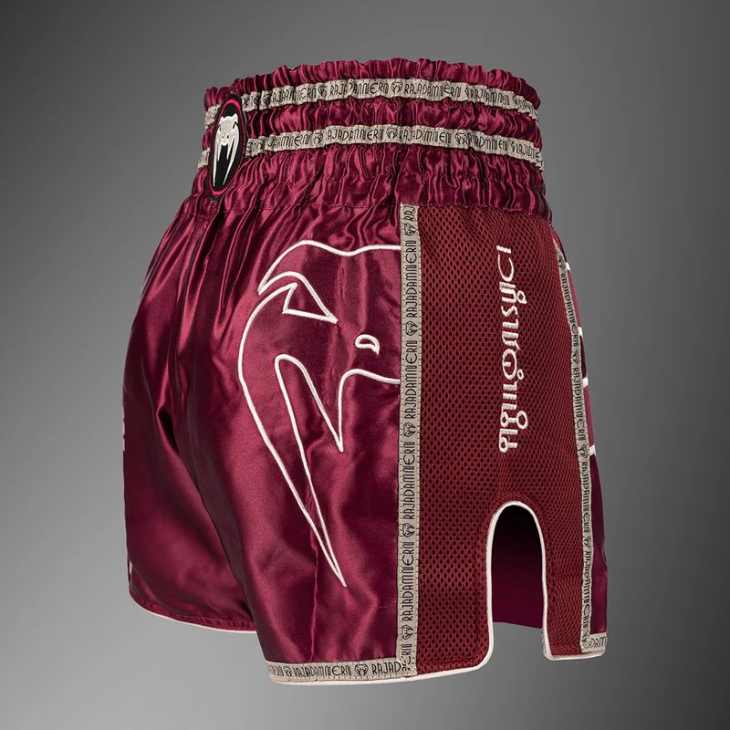 Шорти для тренувань чоловічі Venum x Rajadamnern Muay Thai burgundy 4