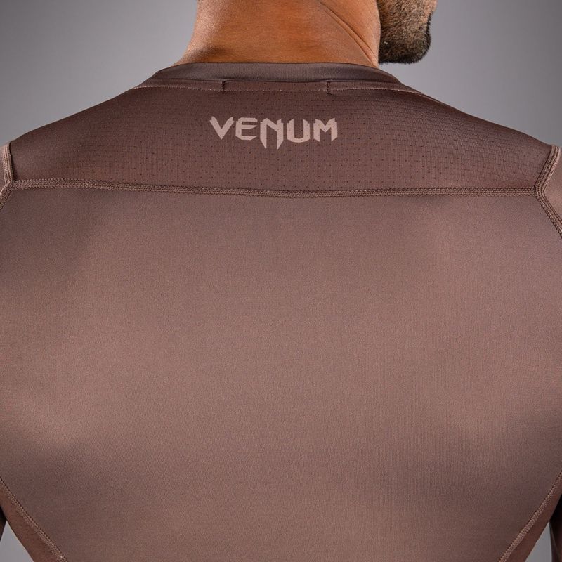 Рашгард лонгслів чоловічий Venum No Gi Rashguards chocolate brown 5