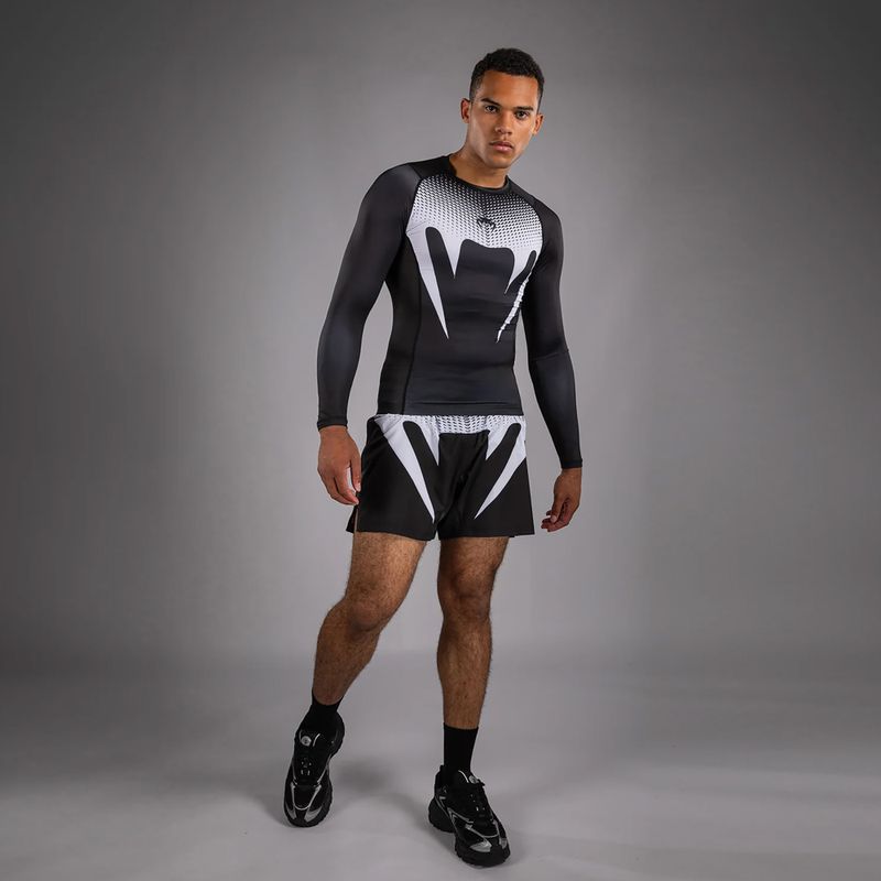 Рашгард лонгслів чоловічий Venum No Gi Rashguards black/white 2