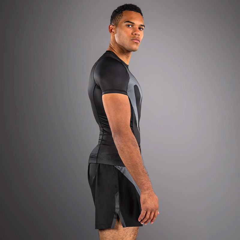 Рашгард чоловічий Venum No Gi Rashguards black/silver grey 4