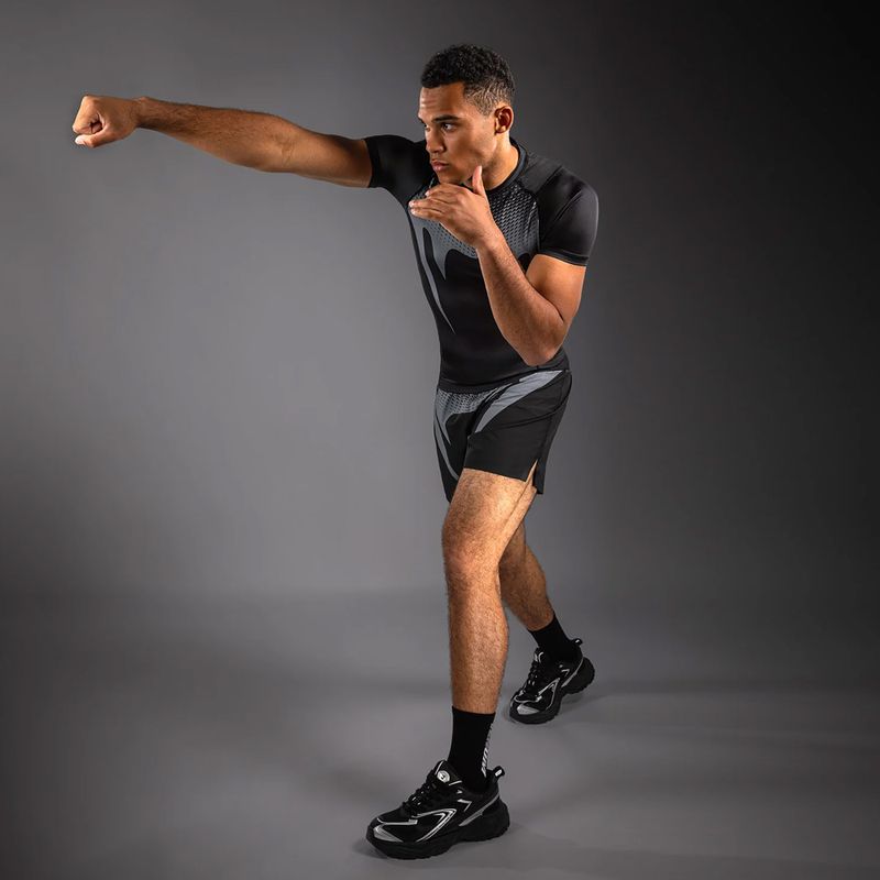 Рашгард чоловічий Venum No Gi Rashguards black/silver grey 5