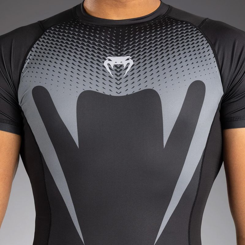 Рашгард чоловічий Venum No Gi Rashguards black/silver grey 6