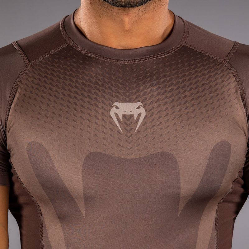 Рашгард чоловічий Venum No Gi Rashguards chocolate brown 5