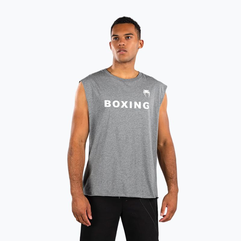 Футболка чоловіча Venum Boxing VT Sleeveless heather grey