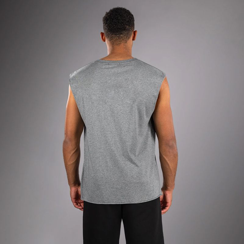 Чоловіча футболка Venum Boxing VT Sleeveless heather grey 3